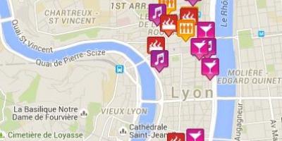 Kaart van homo-Lyon